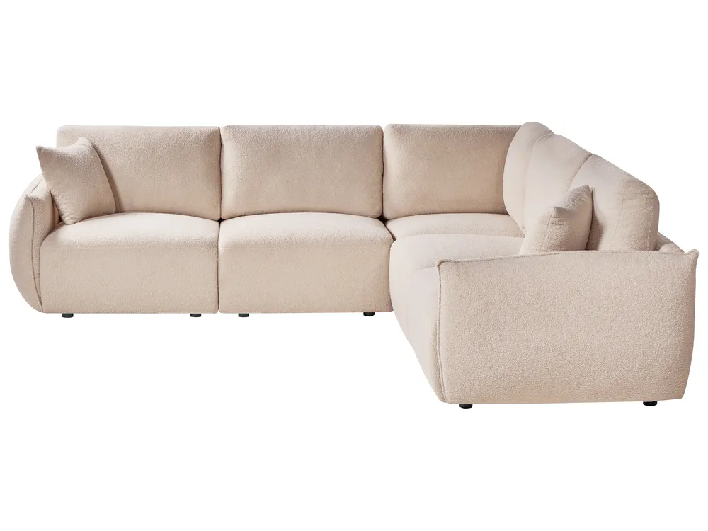 Modul Ecksofa 5-Sitzer MESNALI Beige linksseitig_1046636