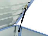 Aufbewahrungsbox CEBROSA 100 cm 62 cm Metall Blau_944736