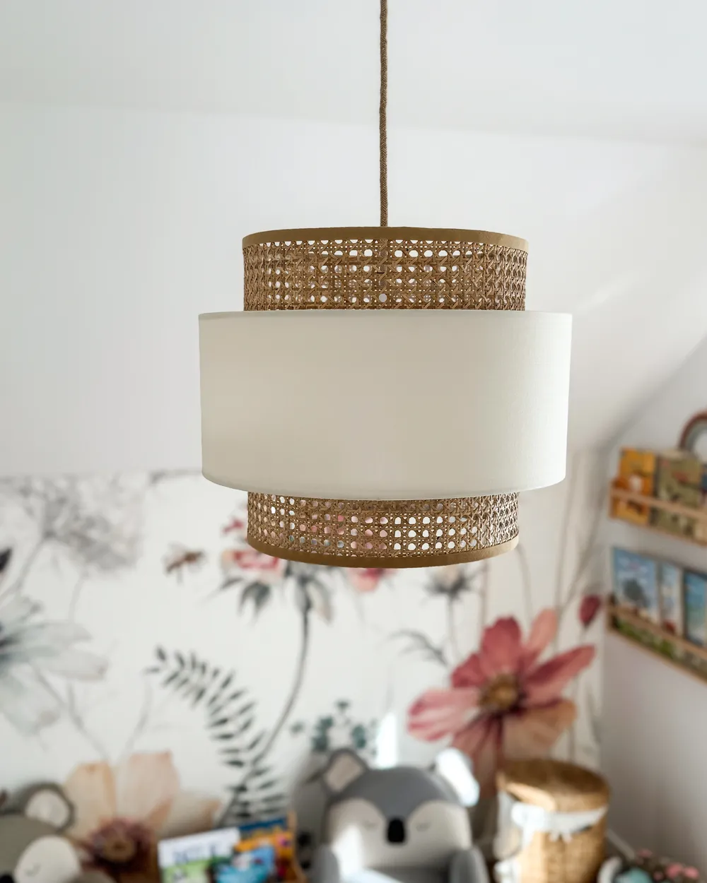 Hängeleuchte YUMURI Rattan Hellbeige_1036015