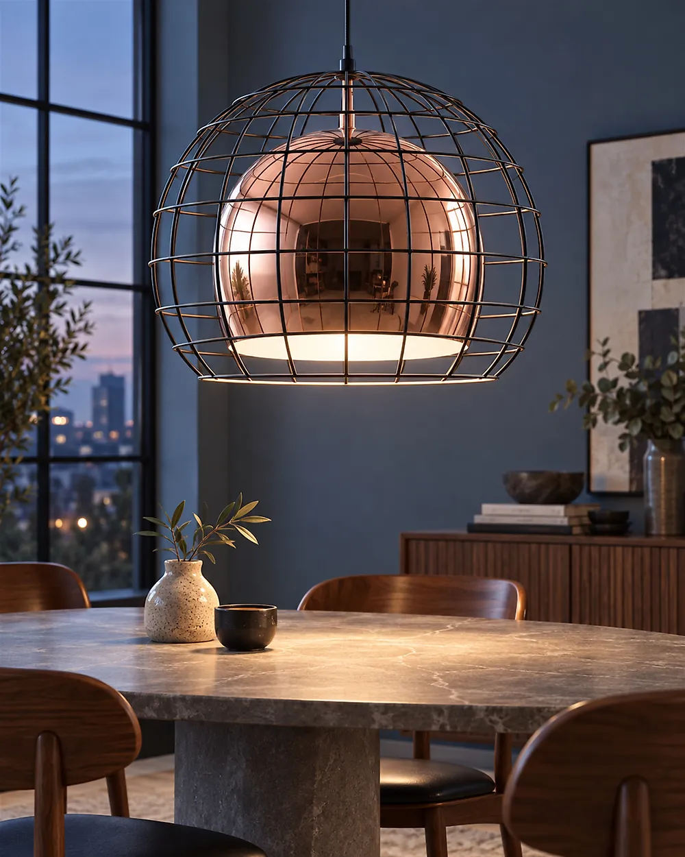 Pendant Lamp LIRI Metal Copper_1182429