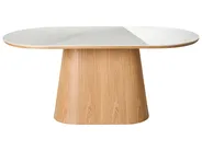 Dining Table LOCKHART Light Ash Wood 180 cm 90 cm_1003045