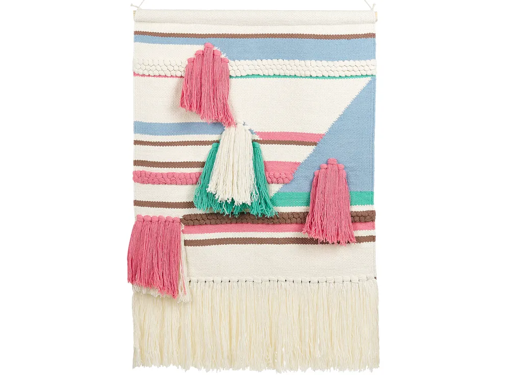 Wandbehang MOOLA Baumwolle 109 cm Hellbeige