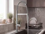Küchenarmatur mit flexiblem Auslauf ATCAMA Silber_1096099