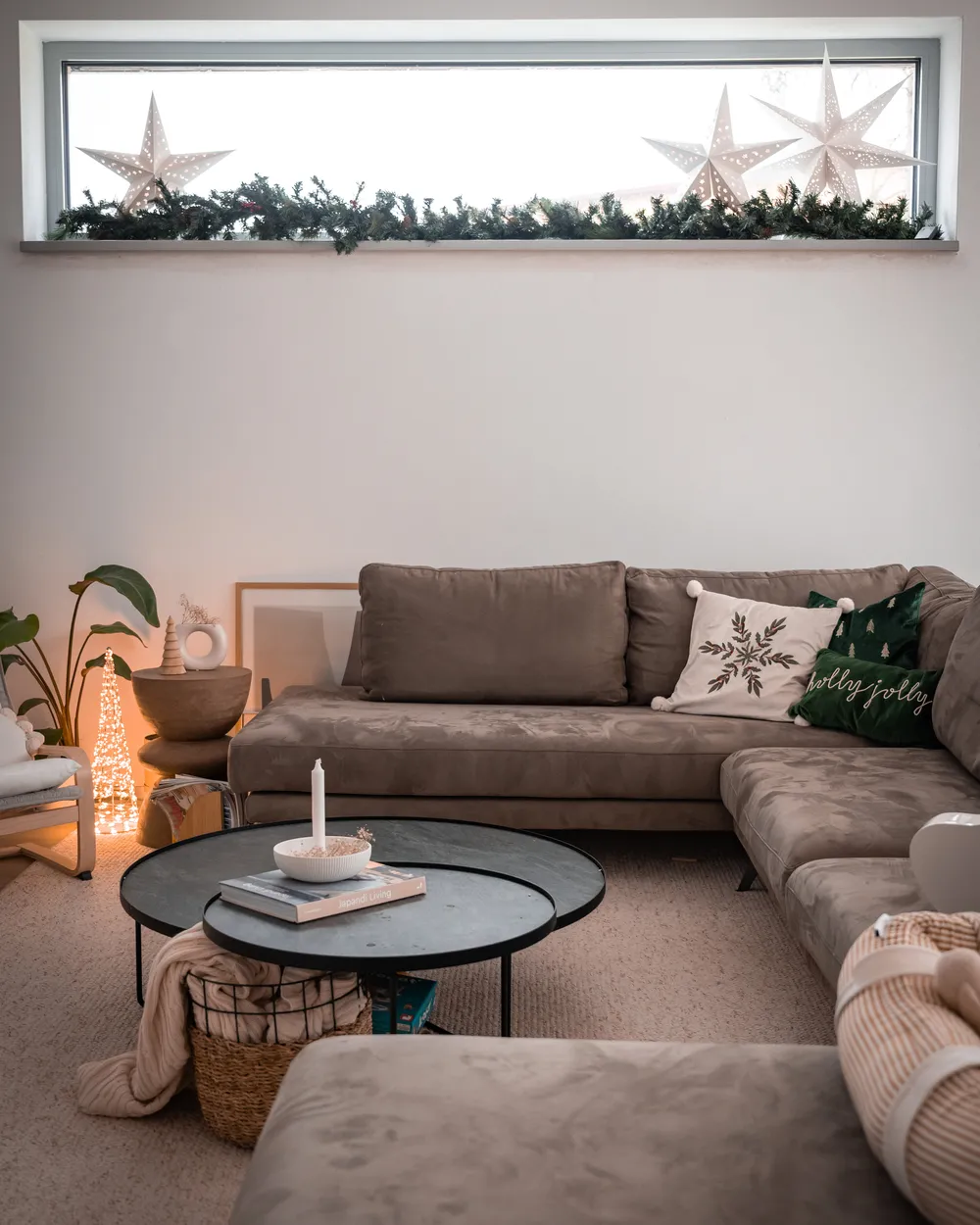 Weihnachtsgirlande LED TENALA 270 cm Grün_847909