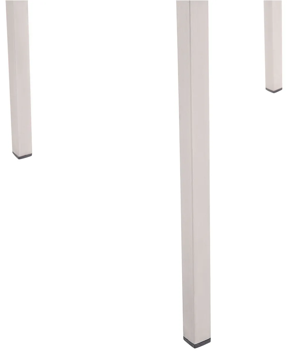 Gartenstuhl 6er Set GROSSETO Edelstahl Beige_724725
