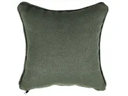 Linksseitige Chaiselongue CHEVANNES Bouclé Dunkelgrün_877230