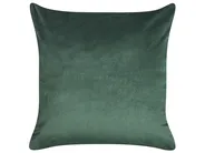 Dekokissen 2er Set PHILODENDRON 45 x 45 cm Samtstoff Smaragdgrün Abstraktes Muster_830039