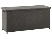 Aufbewahrungsbox MODENA 126 cm 46 cm Polyrattan Braun_776494