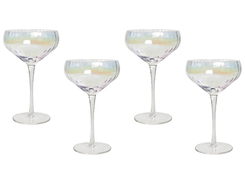 Champagnerschalen 4er Set MORGANITE 300 ml Transparent
