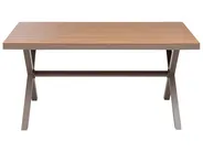 Gartentisch TIANO 160 cm 90 cm Metall Taupe_935886