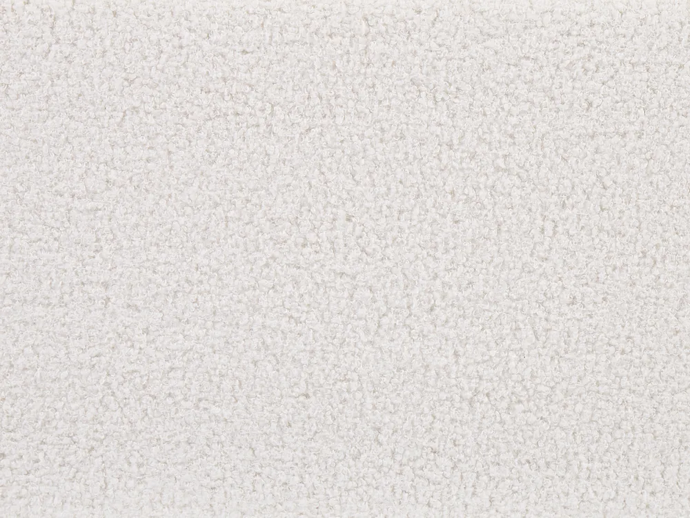 Bett mit Stauraum VAUCLUSE Bouclé Cremeweiß 140 x 200 cm_951986