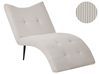 Chaiselongue QUILLY Cord Taupe
