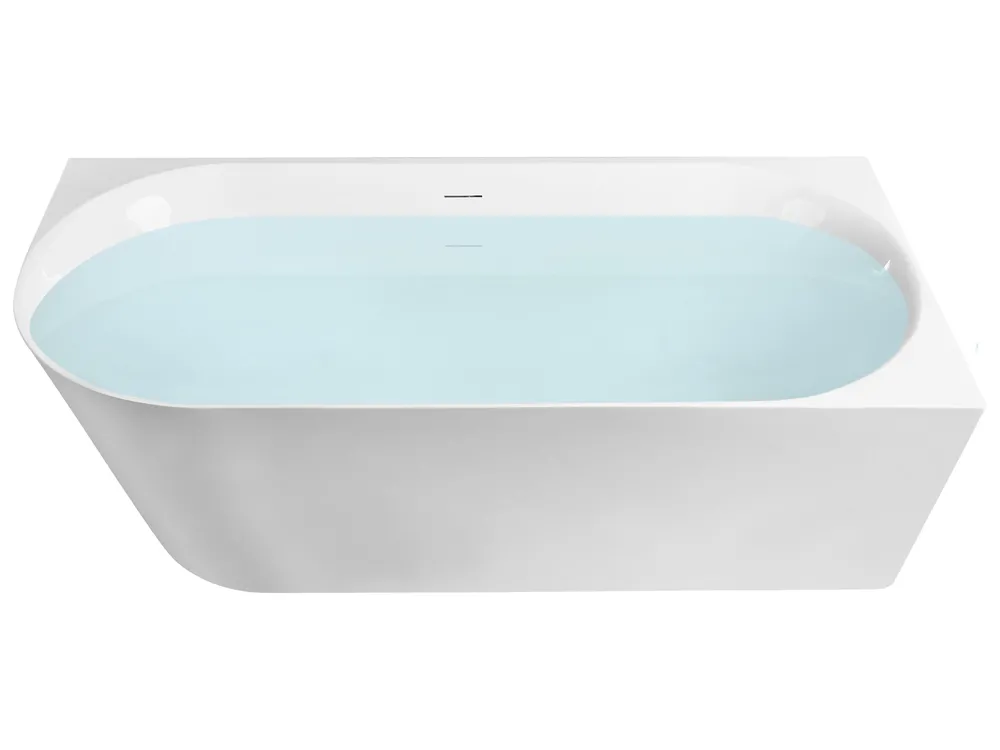 Eckbadewanne RENACA 170 x 79 cm Weiß linksseitig