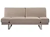 Schlafsofa 2-Sitzer YORK Stoff Beige