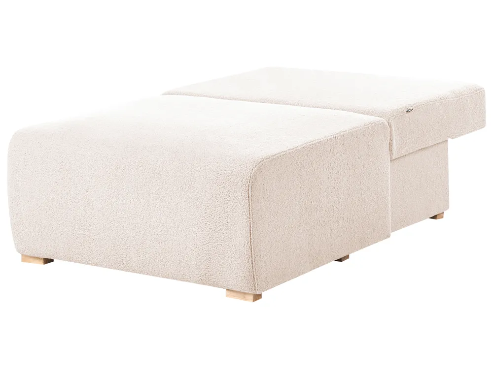Modular Corner Sofa NERBO Boucle Beige Right Hand_1034675