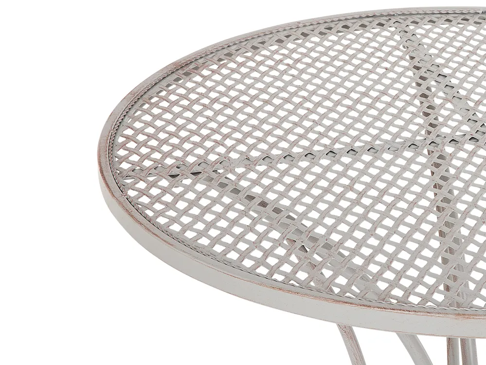Bistro Set klappbar CILENTO Metall Grau_749992