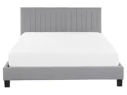 Bed Fabric POITIERS 160 x 200 cm (EU King Size) Light Grey_793432