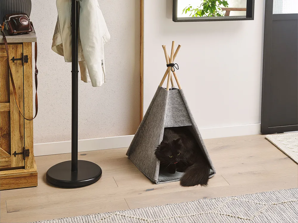 Tierbett ULUBEY Filz Hellgrau