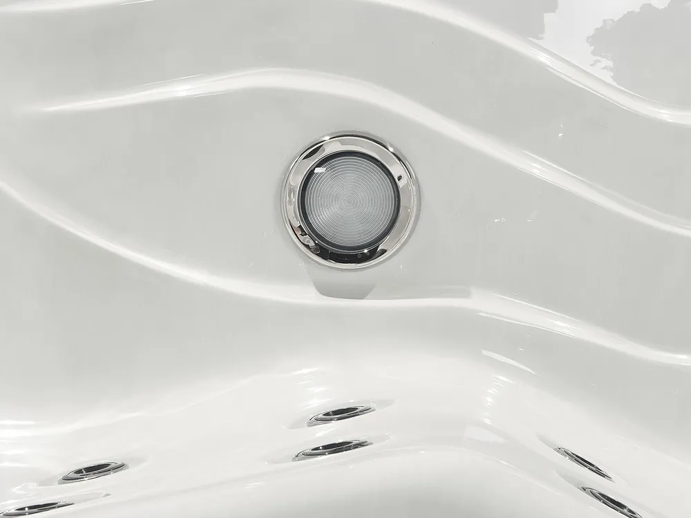 Outdoor Hot Tub with LED LASTARRIA White_818685