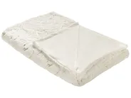 Kuscheldecke GODAVARI 130 x 180 cm Cremeweiß_820416