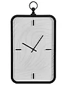 Wanduhr MOLIENS Weiß / Schwarz