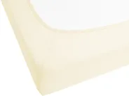 Fitted Sheet JANBU 140 x 200 cm Cotton Yellow_845263