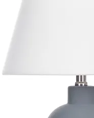 Tischlampe FABILOS Keramik Grau_878686