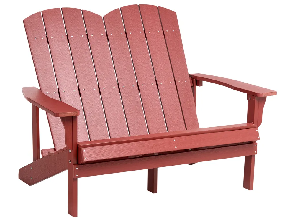 Gartenbank ADIRONDACK 125 cm Rot