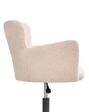 Schreibtischstuhl SANILAC II Bouclé Beige_1024930
