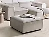 Ottomane ARDAL Cord Taupe
