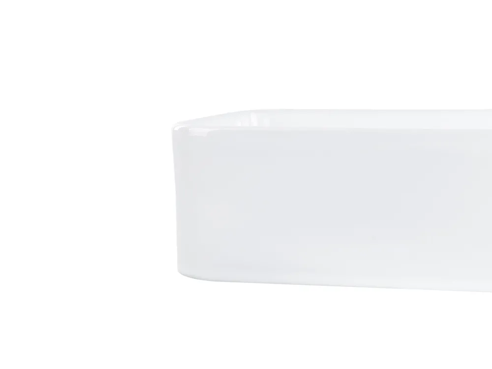 Aufsatzwaschbecken CHIVANA 51 x 34 cm Keramik Weiß_922807