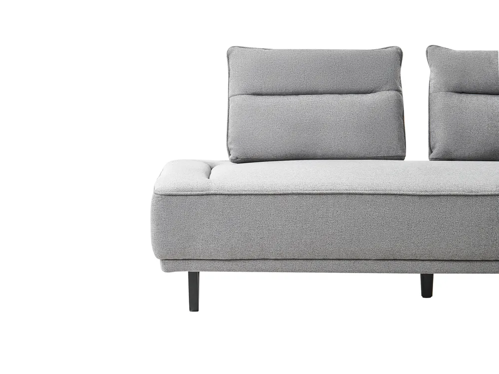 Sofa 3 Seater FAXEN Fabric Grey_1025224
