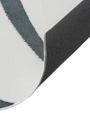 Rug HARTZ Grey/ White 160 x 230 cm_1101395