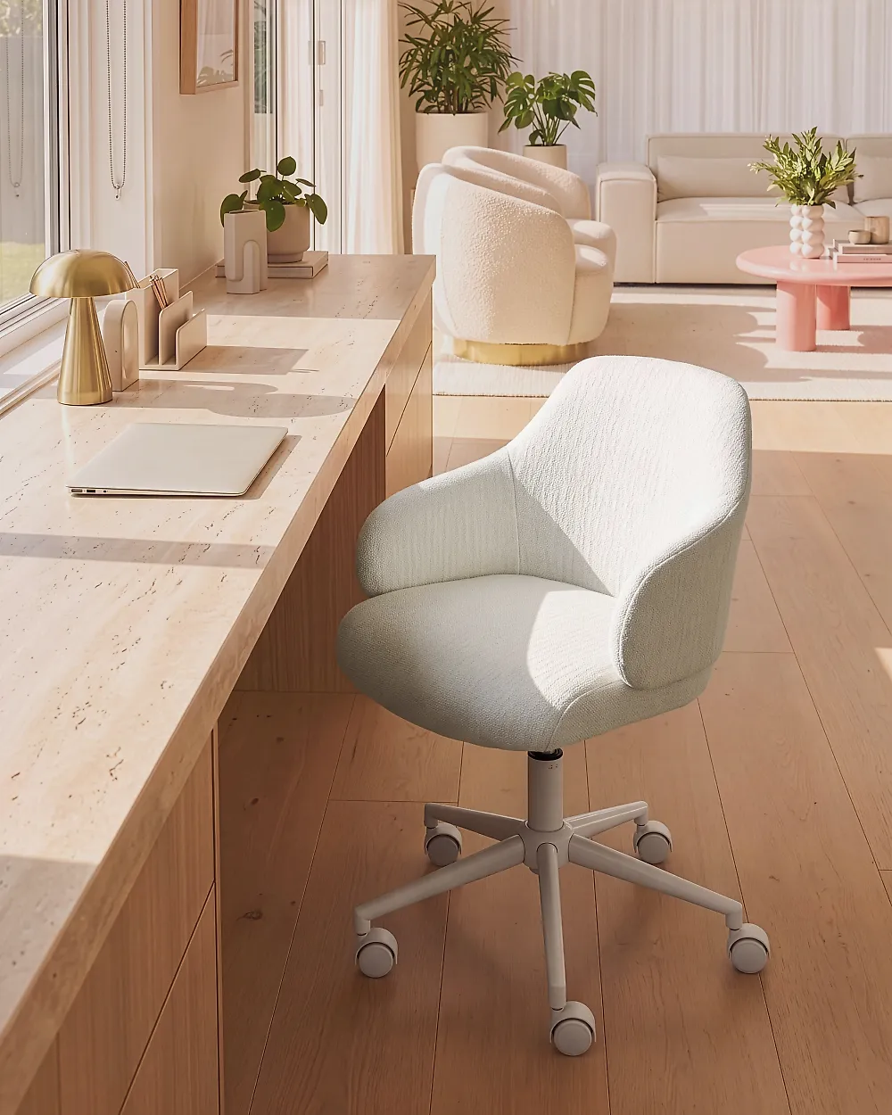 Desk Chair RIVLAV Off-White_1159610