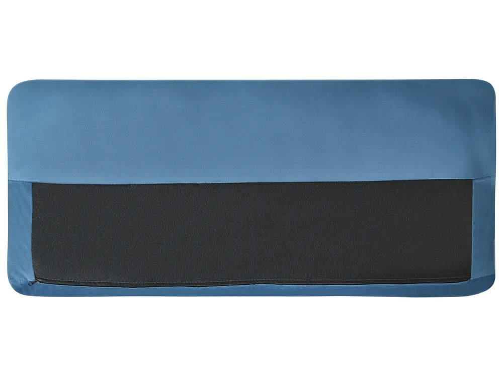 Sofa Bed 3 Seater EGGE Velvet Blue_1020845
