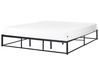 Bett mit Lattenrost Metall VIRY 180 x 200 cm Schwarz