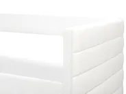 Tagesbett mit Stauraum MARRAY Samtstoff Cremeweiß 90 x 200 cm_969801