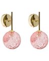 Wandlampe 2er Set ANADYR Glas Rosa