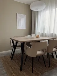Dining Table BRAVO Light Brown 140 cm 80 cm_836210
