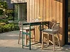 Outdoor-Bartisch MAENZA 120 cm 40 cm Metall Grün