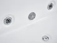Corner Hot Tub with LED VARADERO 1830 x 900 mm White Left Hand_706883
