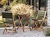 Bistro Set klappbar PROSSEDI Akazienholz Grün