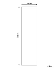Kunstfellteppich ONTAKE Beige 80 x 300 cm_1093409