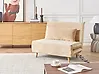 Single Sofa Bed SETTEN Velvet Beige