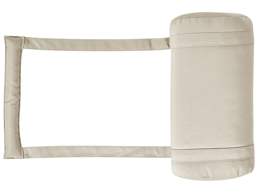 Set of 6 Back/Seat Cushions JAVA/AMANTEA PREMIUM 50 x 71 cm Taupe_993162