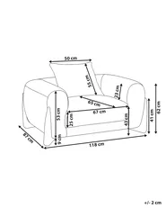 Sessel VINLIDEN Bouclé Braun_1048463
