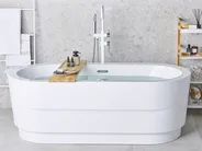 Freistehende Badewanne EMPRESA 170 x 80 cm Weiß_785186