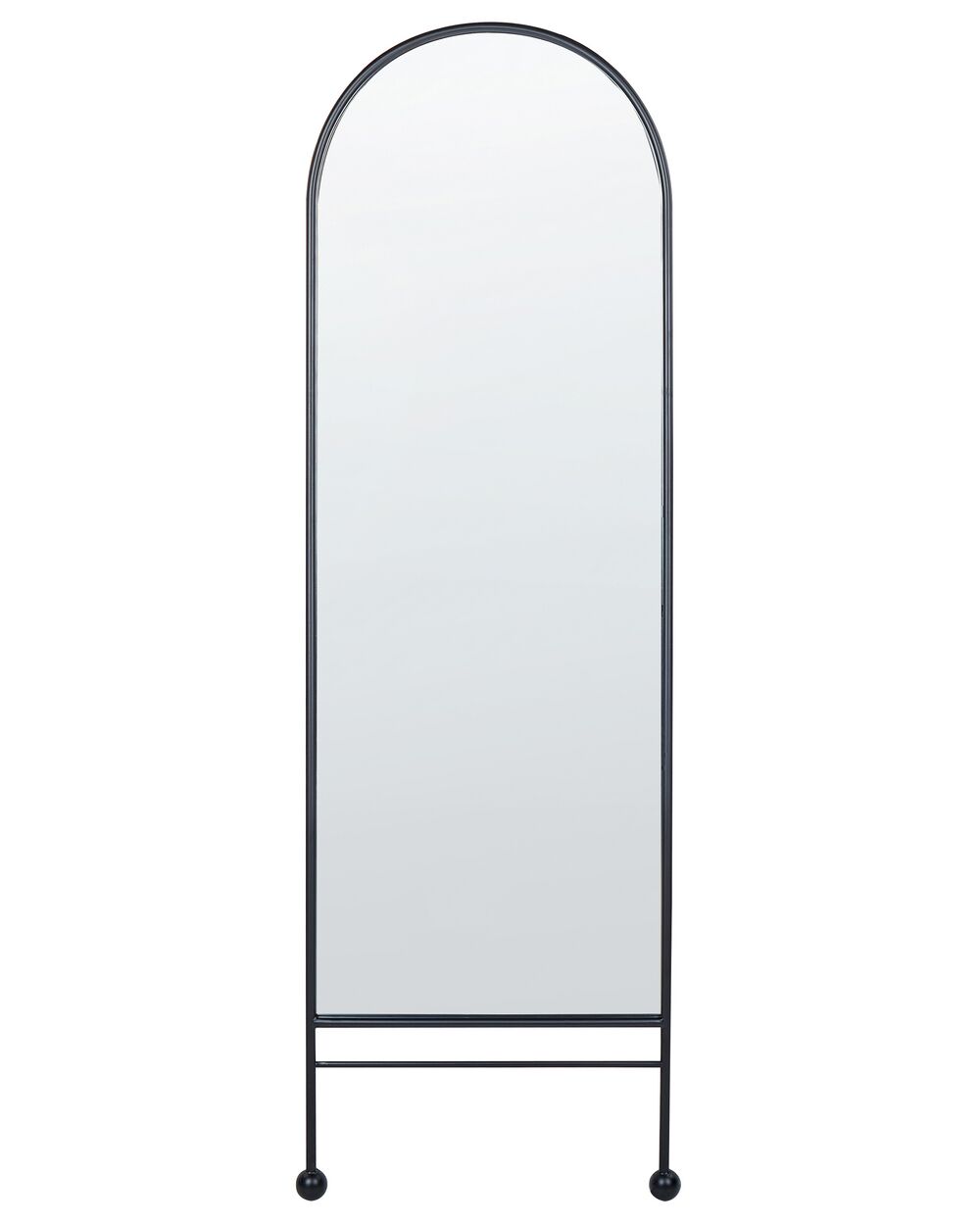 Zrcalo JARNAGES 45 cm 145 cm Kovina Črna