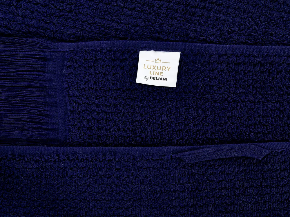 Handtücher 9er Set ATIU Baumwollfrottee Marineblau_843371