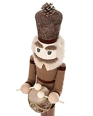 Set od 2 dekorativne figurice KOLARI 68/91 cm Orašar Smeđi_1156784